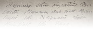 a sample of Emily Dickinson's handwriting