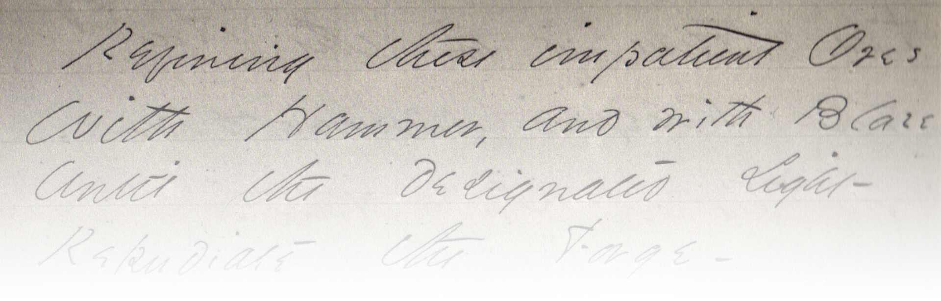 a sample of Emily Dickinson's handwriting