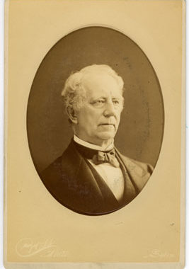 A portrait of Judge Otis Phillips Lord, a Dickinson love interest