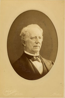 A portrait of Judge Otis Phillips Lord, a Dickinson love interest