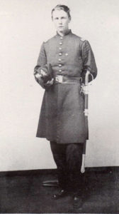 A portrait of Frazar Stearns in uniform, before he was killed in the Civil War