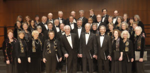 The Da Camera Singers posing after a concert