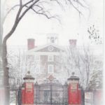 Postcard of the Van Wickle Gates of Brown University