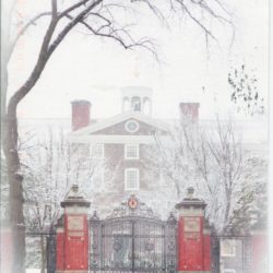 Postcard of the Van Wickle Gates of Brown University