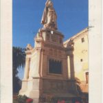 Color postcard with statue of Eleonora d' Arborea