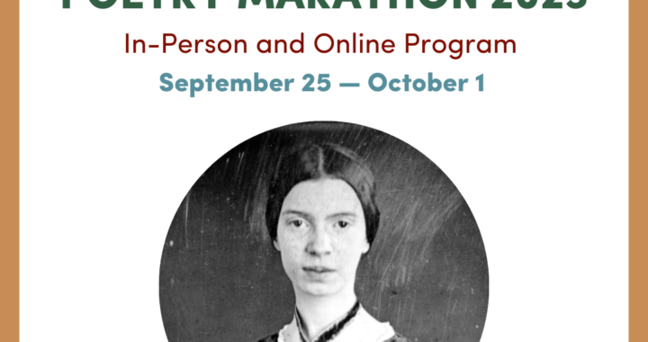 Graphic for the Emily DIckinson Poetry Marathon - September 25 through October 1