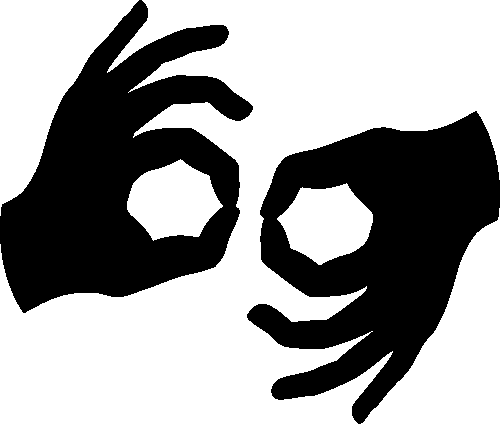 Symbol for ASL interpretation