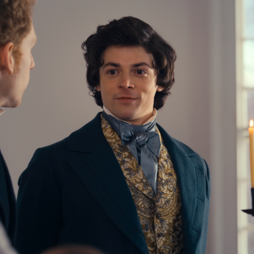 Adrian Blake Enscoe as Austin Dickinson in Apple TV pluses TV series Dickinson