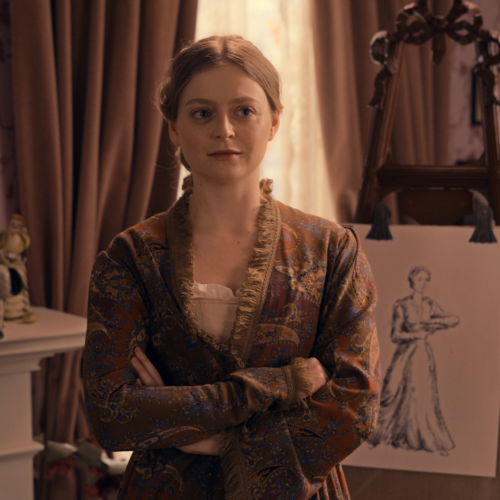 Anna Baryshnikov as Lavinia Dickinson in Apple TV pluses TV series Dickinson