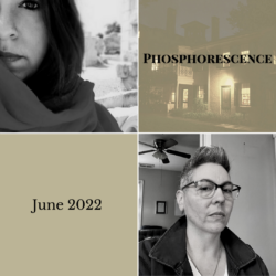 graphic for Phos June 2022 featuring poet headshots