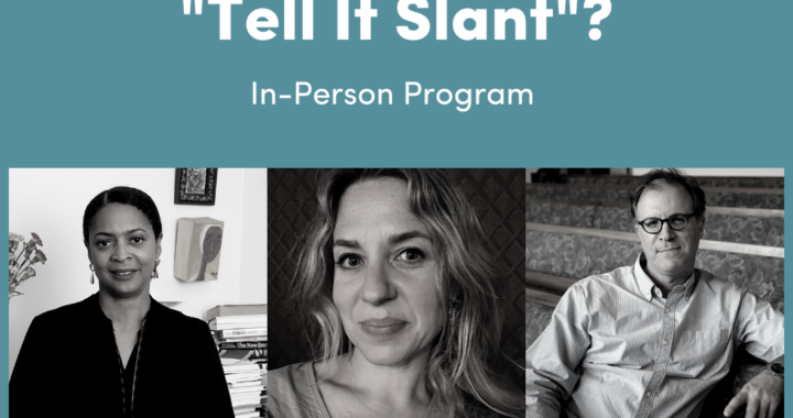 graphic for Tell It Slant Poetry Festival program: Does Translation Tell It Slant?