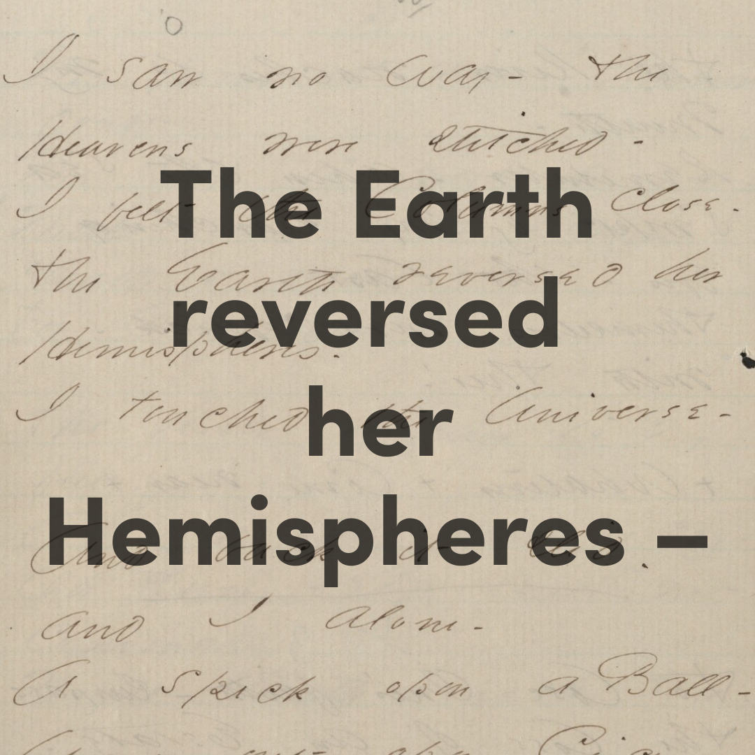 graphic Educator Workshop - The Earth reversed her Hemispheres –