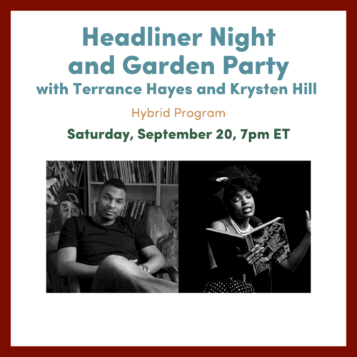 graphic Headliner Night and Garden Party - Tell It Slant 2025