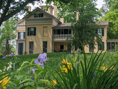 View of Homestead from garden