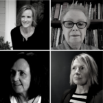 headshot grid of March 2022's featured poets Audrey Molloy, Barbara DeCoursey Roy, Maeve McKenna and Morag Anderson