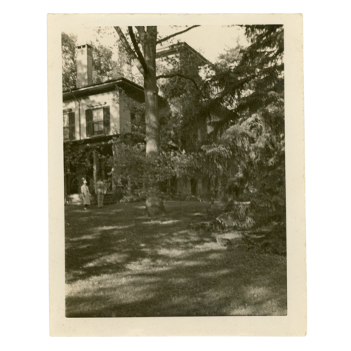 Archival photo of the Evergreens.