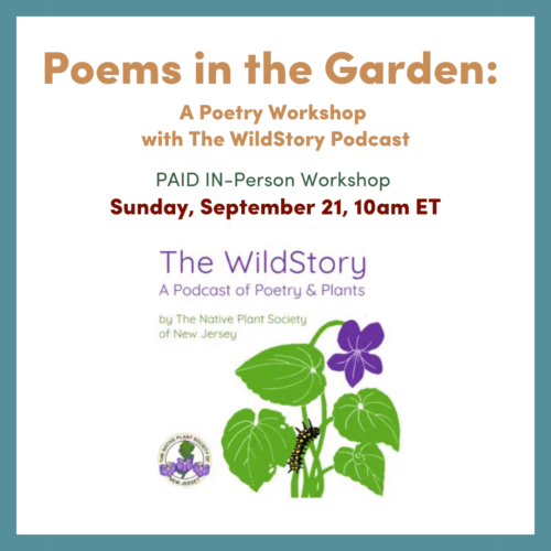 Poems in the Garden - Tell It Slant 2025