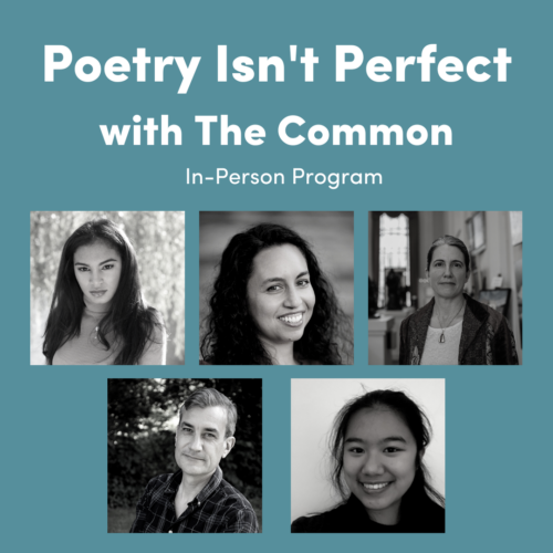 graphic for Tell It Slant Poetry Festival program: Poetry Isn't Perfect