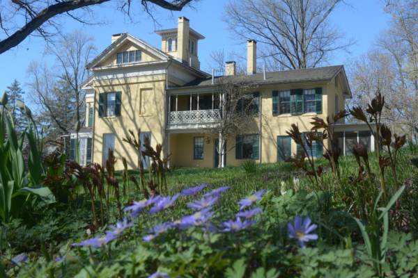 A view of the Homestead from the gardens.