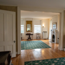 Wide shot of the Parlor at the Homestead