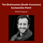 graphic for Tell It Slant Poetry Festival program: Dickinsonian Death-Conscious Exclamation Point