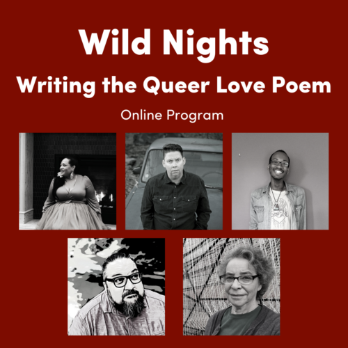 graphic for Tell It Slant Poetry Festival program: Wild Nights
