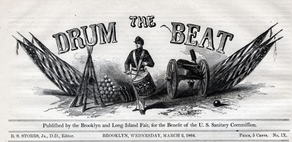 Masthead of The Drum Beat, depicting 