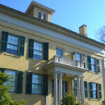 The front facade of the Homestead