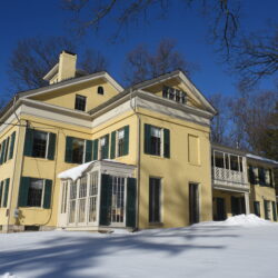 Homestead in the snow