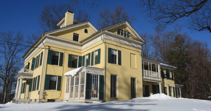 Homestead in the snow